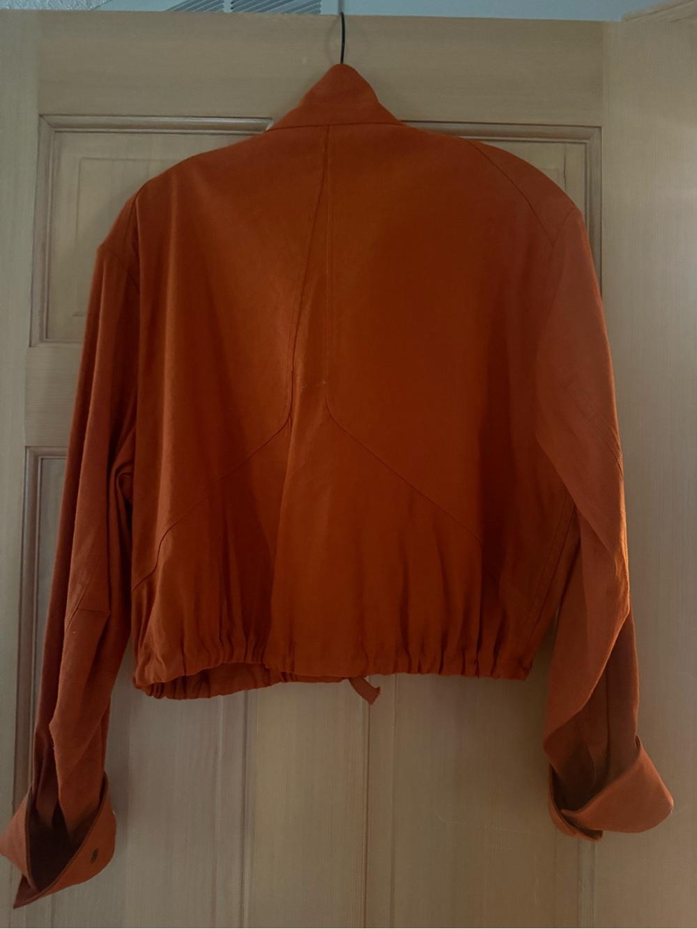 rag & bone Cropped Rust Utility Jacket - Picture 2 of 6